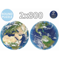 thumb-The Earth - 2 Circular jigsaw puzzles - 800 pieces-5