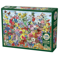 thumb-Jardin des papillons - puzzle de 1000 pièces-1