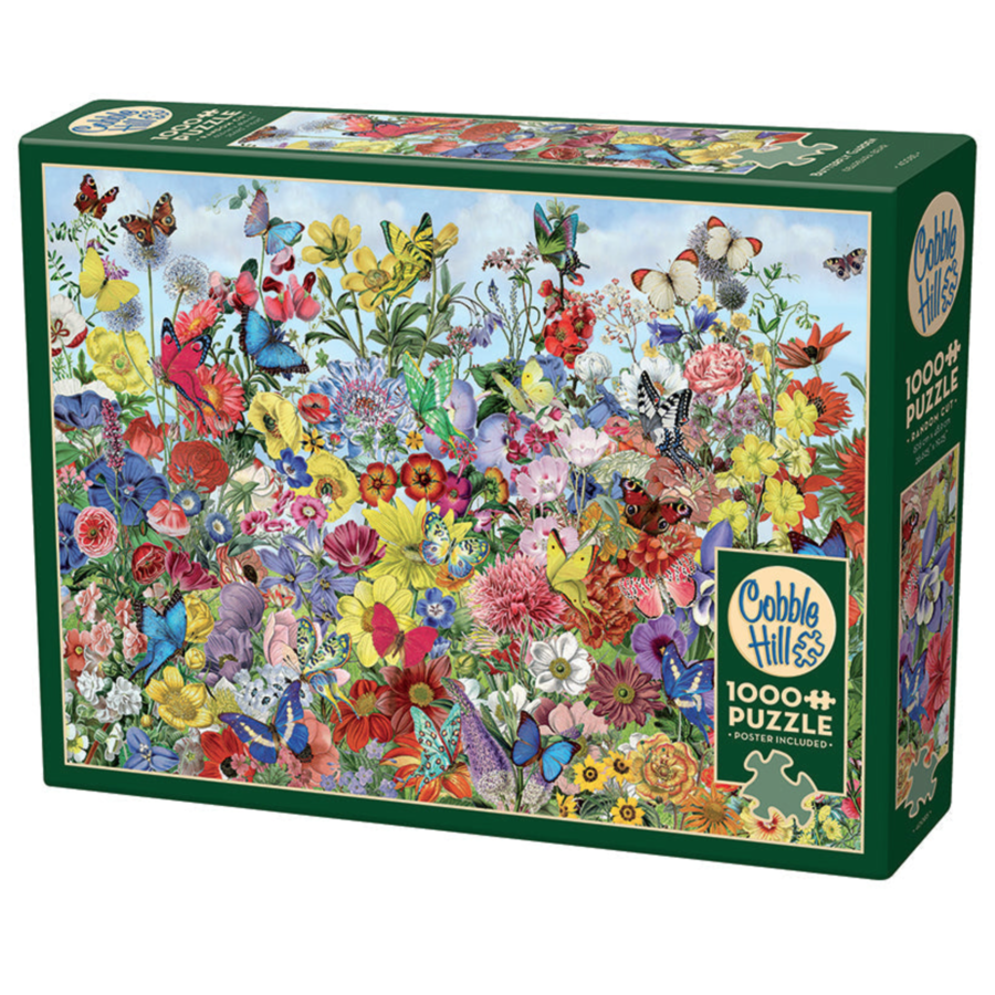 Butterfly Garden - puzzle of 1000 pieces-1