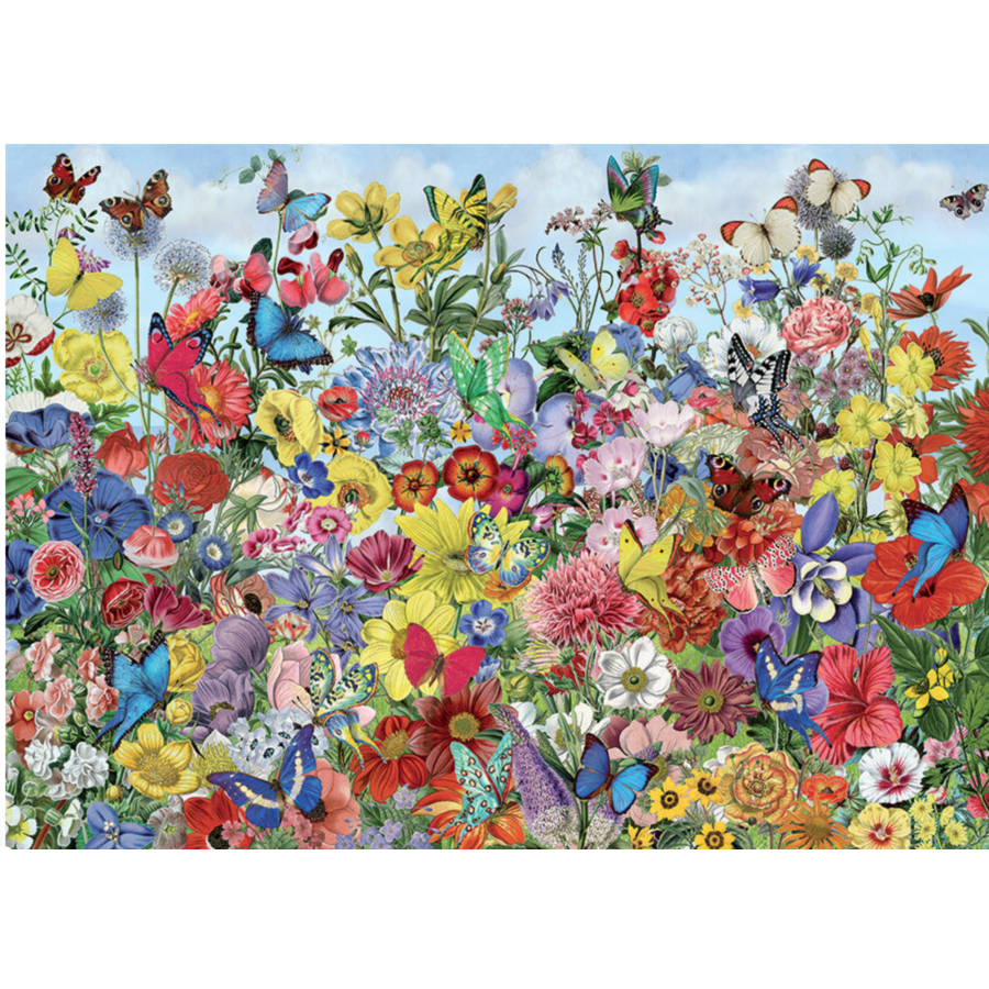 Jardin des papillons - puzzle de 1000 pièces-3