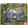 Schmidt La princesse et la grenouille - Thomas Kinkade - puzzle de 1000 pièces
