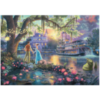 thumb-De prinses en de kikker - Thomas Kinkade - puzzel van 1000 stukjes-2