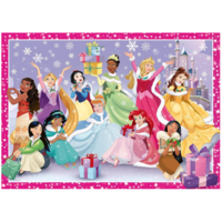 thumb-Les princesses de Disney à Noël - Puzzle de 200 pièces-2