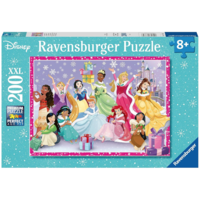 thumb-Les princesses de Disney à Noël - Puzzle de 200 pièces-1