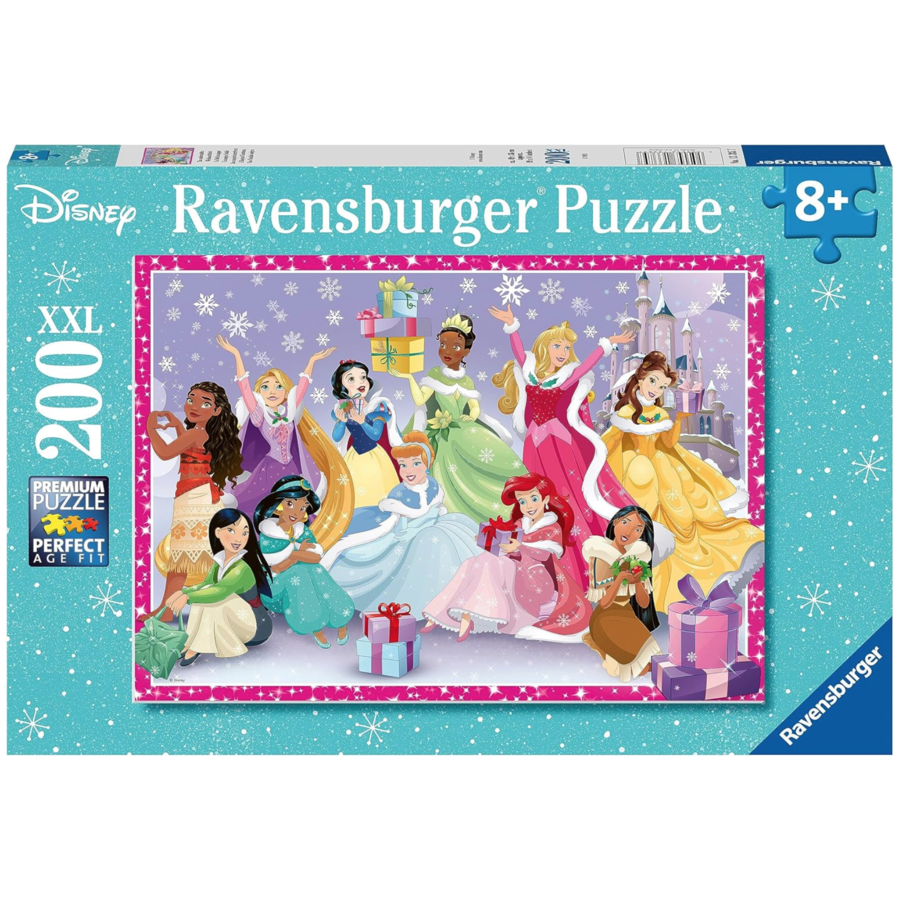 Les princesses de Disney à Noël - Puzzle de 200 pièces-1