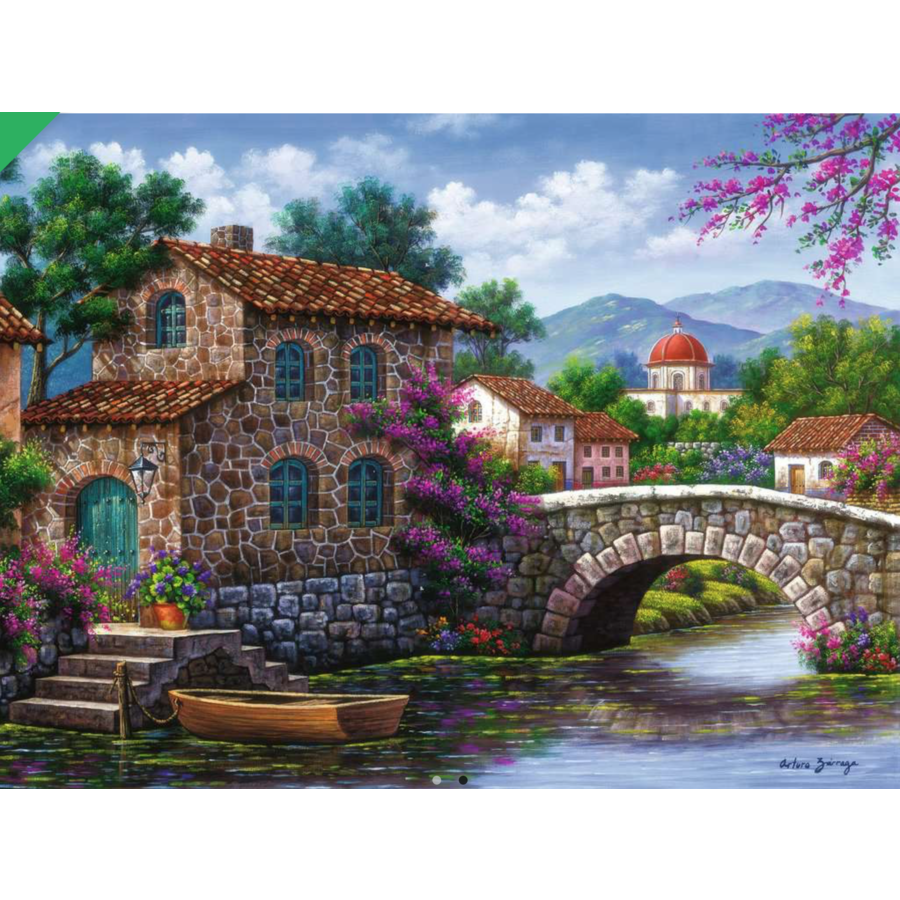 The bridge over the water. - 500 XL pieces-2