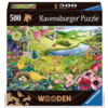 Ravensburger Wilde Tuin  - Houten Contourpuzzel - 500 stukjes