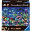 Ravensburger Sous la mer - Puzzle de contour en bois - 500 pièces
