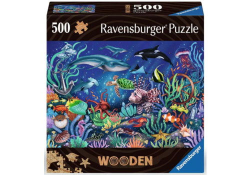  Ravensburger Onder de Zee - Houten puzzel - 500 stukjes 