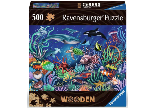  Ravensburger Under the Sea - Wooden jigsaw puzzle - 500 pieces 