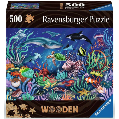  Ravensburger Onder de Zee - Houten puzzel - 500 stukjes 