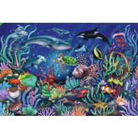 thumb-Sous la mer - Puzzle de contour en bois - 500 pièces-3