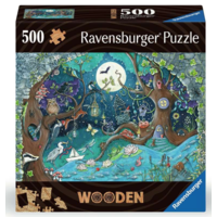 thumb-Fantasy - Houten Contourpuzzel - 500 stukjes-1