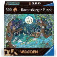 thumb-Fantasy - Wooden Contour Puzzle - 500 pieces-1