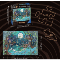 thumb-Fantasyr - Puzzle de contour en bois - 500 pièces-4