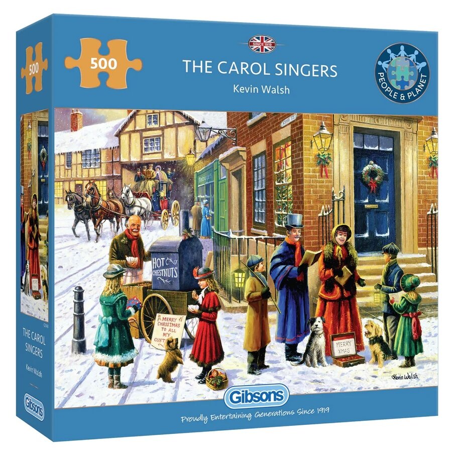 The Carol Singers - puzzel van 500  stukjes-1