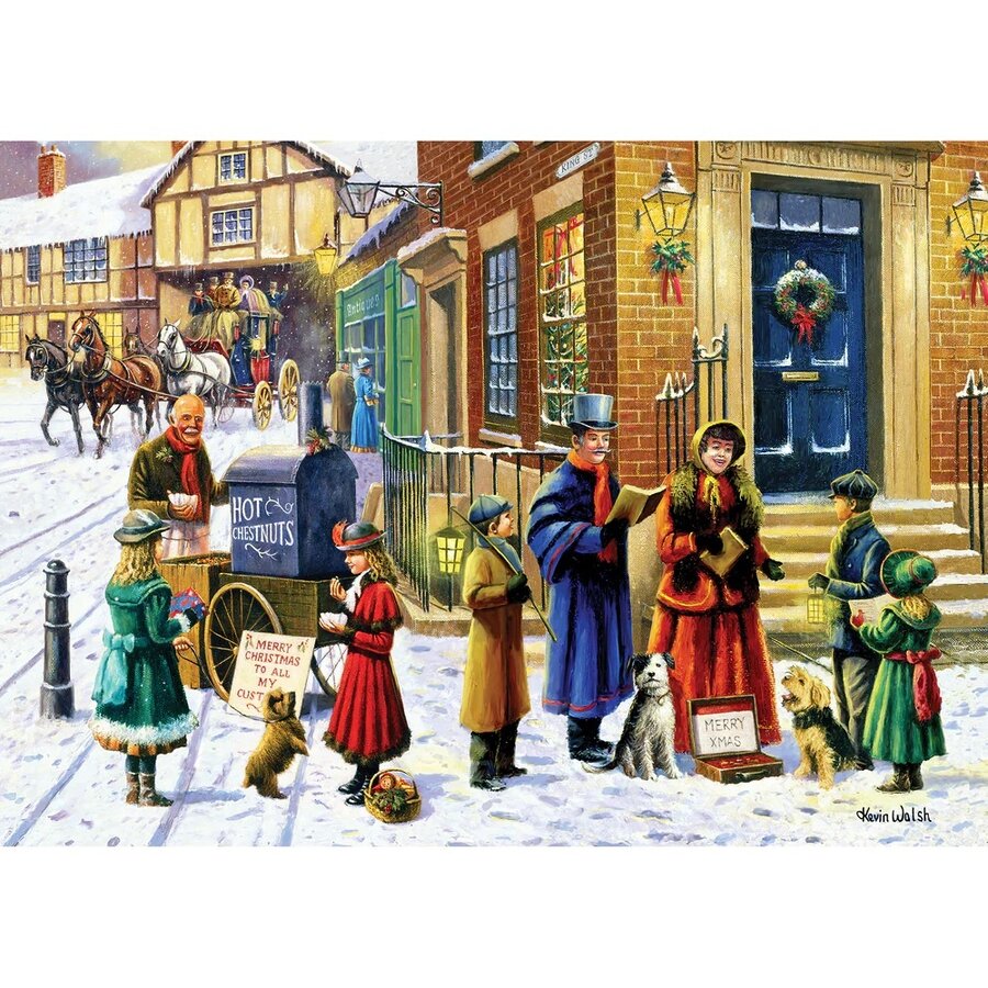 The Carol Singers - 500 pieces jigsaw puzzle-2