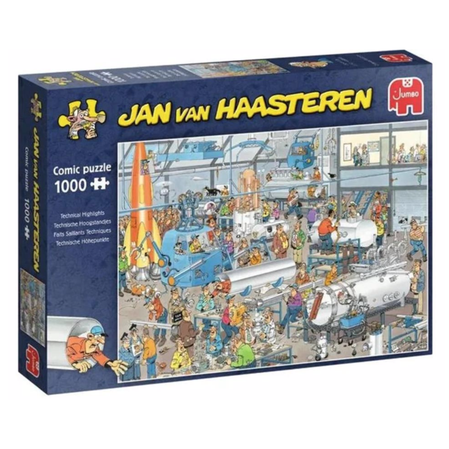 Jan van Haasteren - Technical Highlights - jigsaw puzzle of 1000 pieces-1