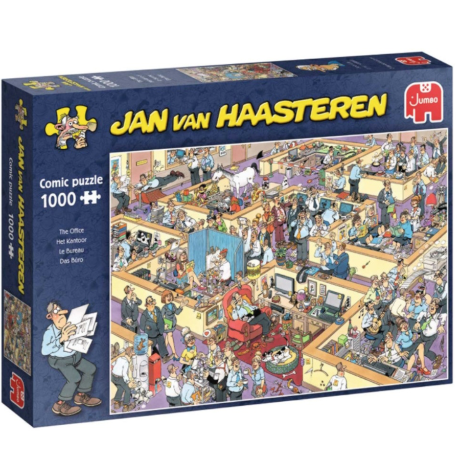Jan van Haasteren - The Office - jigsaw puzzle of 1000 pieces-1