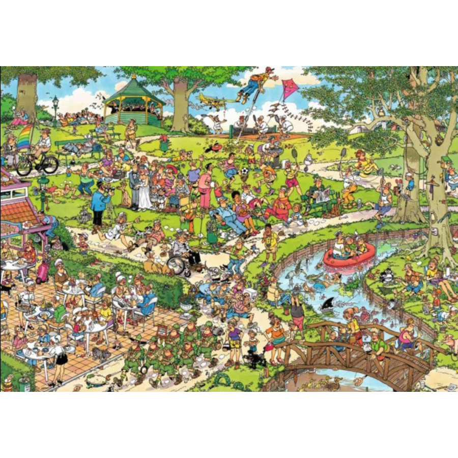 Jan van Haasteren - Park - puzzle de 1000 pièces-2