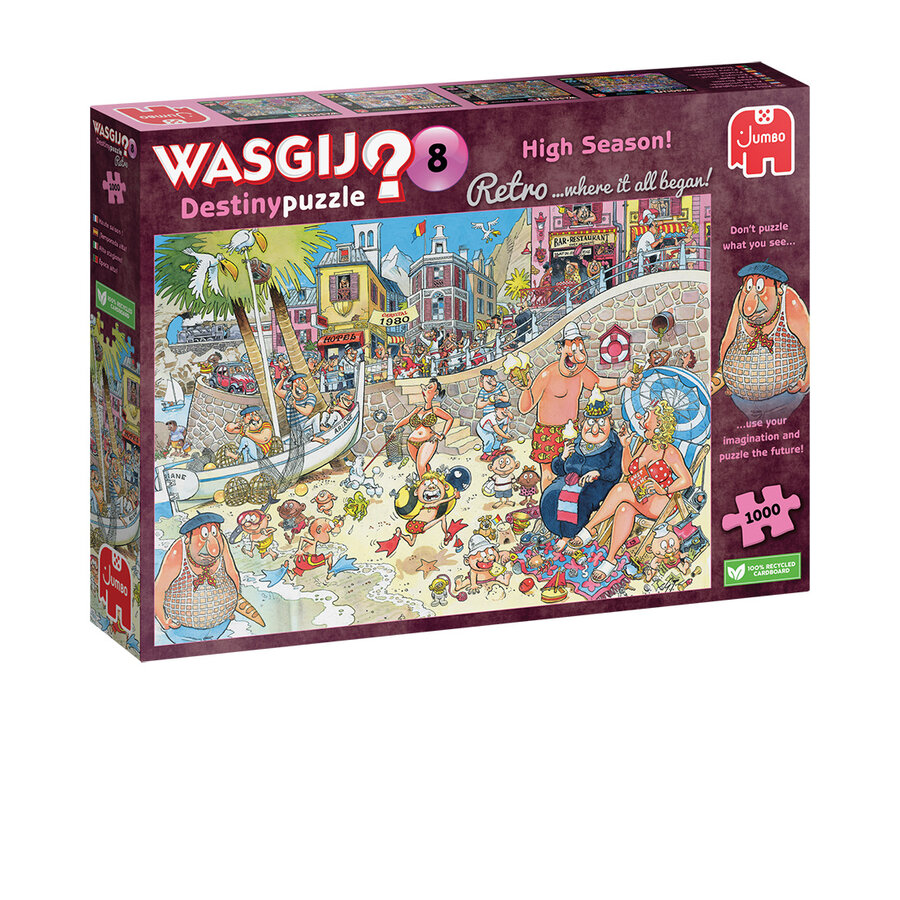 Wasgij Retro Destiny 8 - High Season!  - 1000 pieces-1
