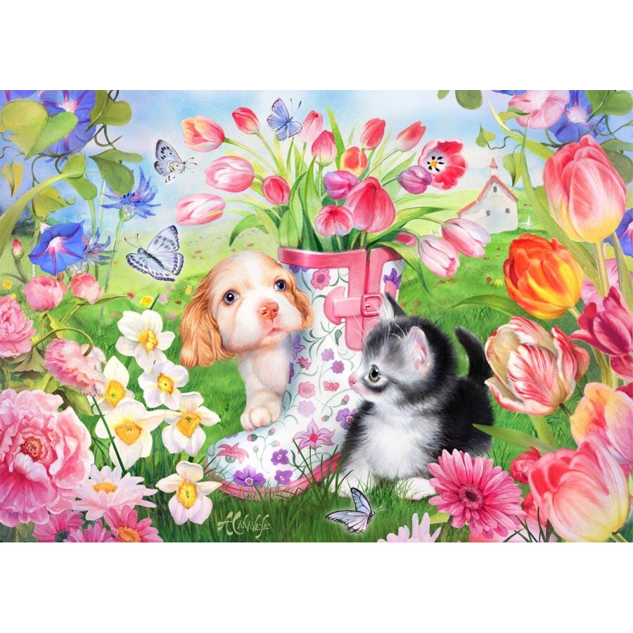 Tulip Pets - puzzle of 500XL pieces-2