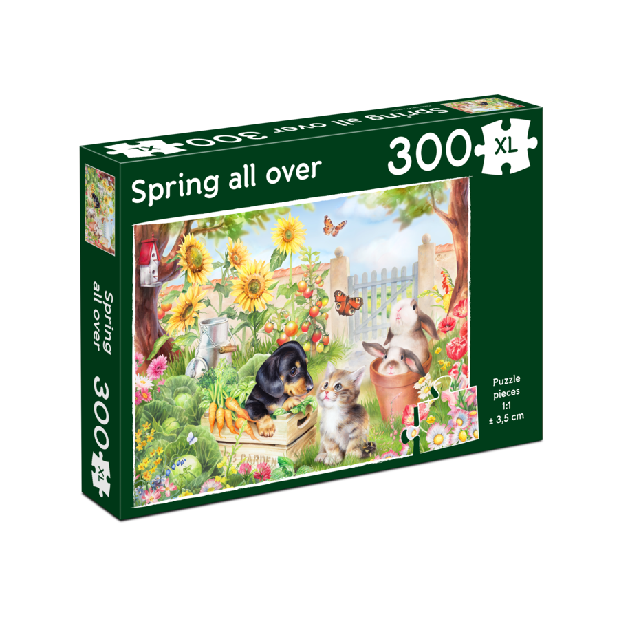 Spring all over - puzzle of 300XL pieces-1