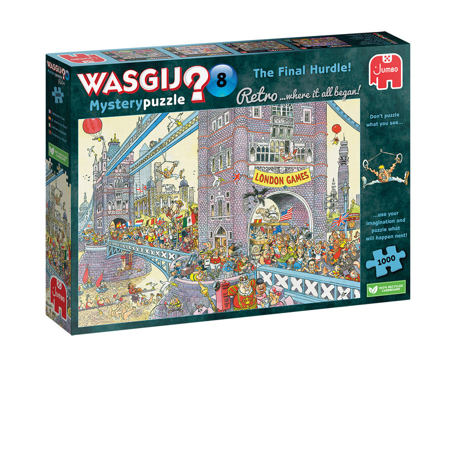 Wasgij Retro Mystery 8 - L'obstacle final  - 1000 pièces-1