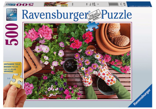  Ravensburger L'amour du jardin  - 500 pièces XL 