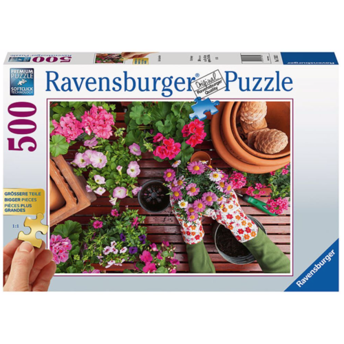  Ravensburger L'amour du jardin  - 500 pièces XL 