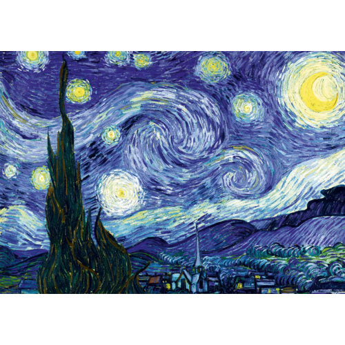  Bluebird Puzzle Vincent Van Gogh - Nuit étoilée - 1000 pieces 