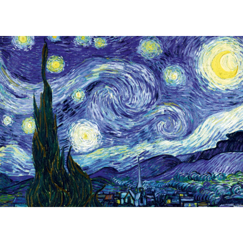  Bluebird Puzzle Vincent Van Gogh - The Starry Night - 1000 pieces 