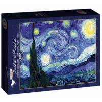 thumb-Vincent Van Gogh - Sterrennacht - 1000 stukjes-2