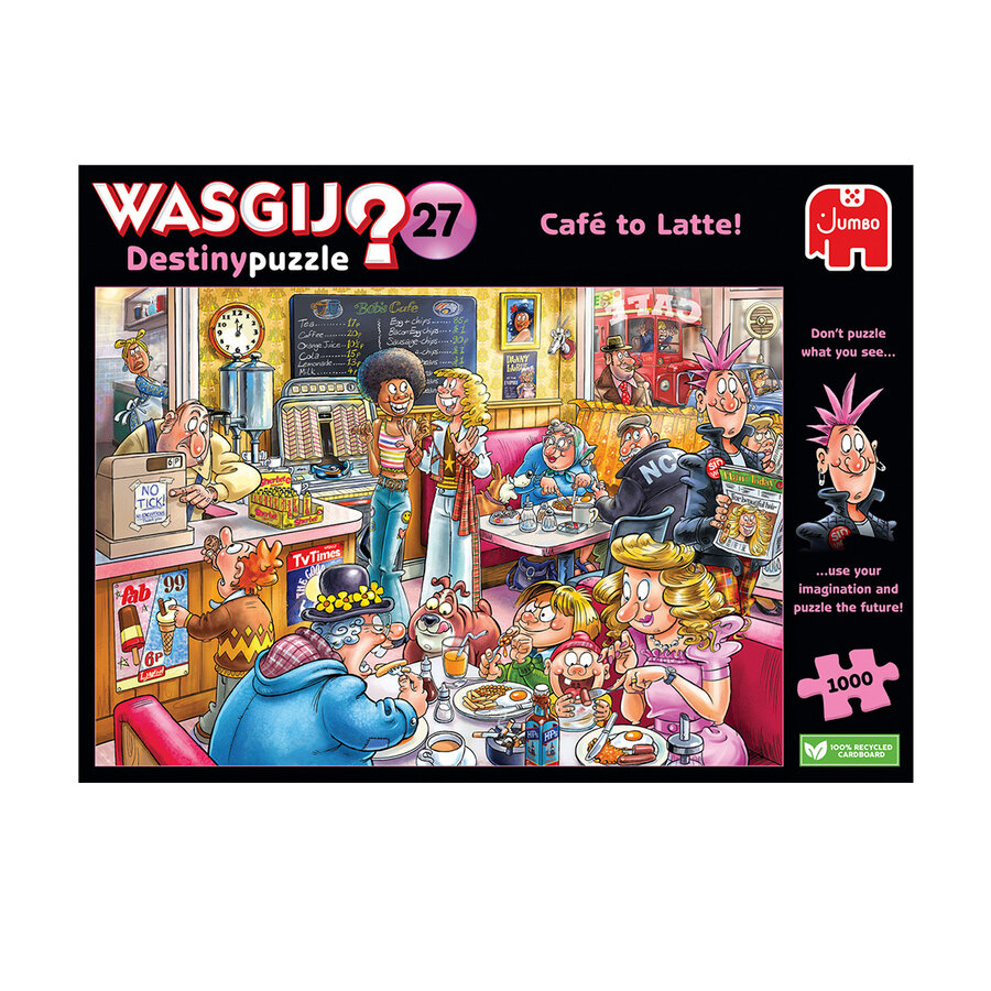 Wasgij Destiny 27 - Café to Latte! - 1000 pieces-3