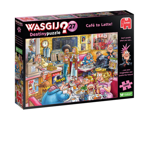  Jumbo Wasgij Destiny 27 - Café to Latte! - 1000 pieces 