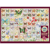 thumb-Papillons et fleurs - puzzle de 2000 pièces-1