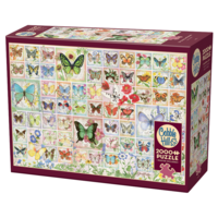 thumb-Papillons et fleurs - puzzle de 2000 pièces-2