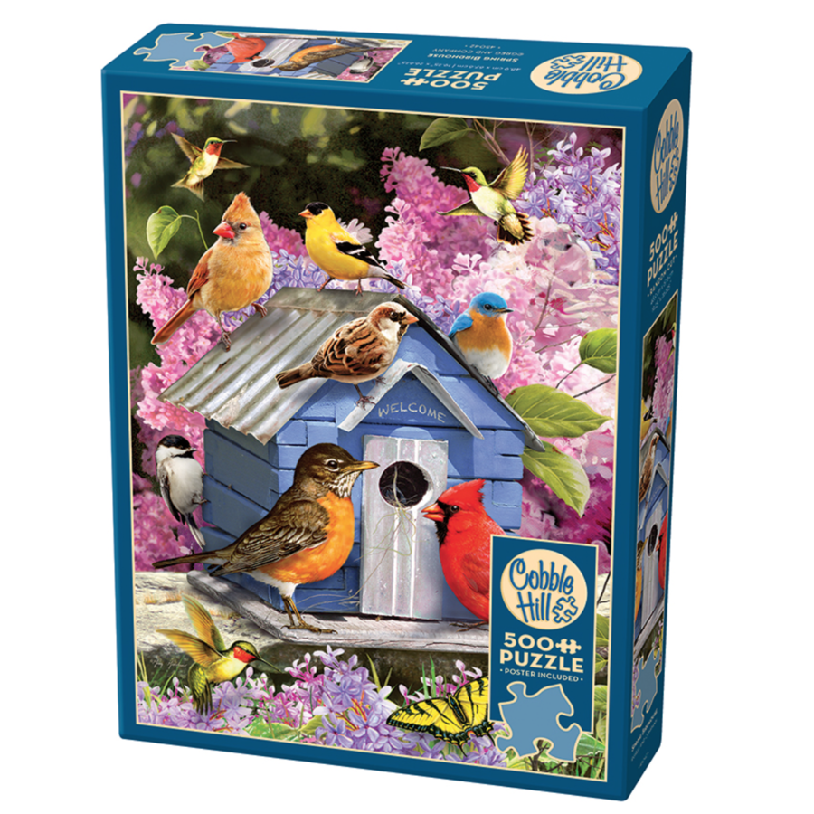 Lente Vogelhuisje - puzzel van 500 XL stukjes-3
