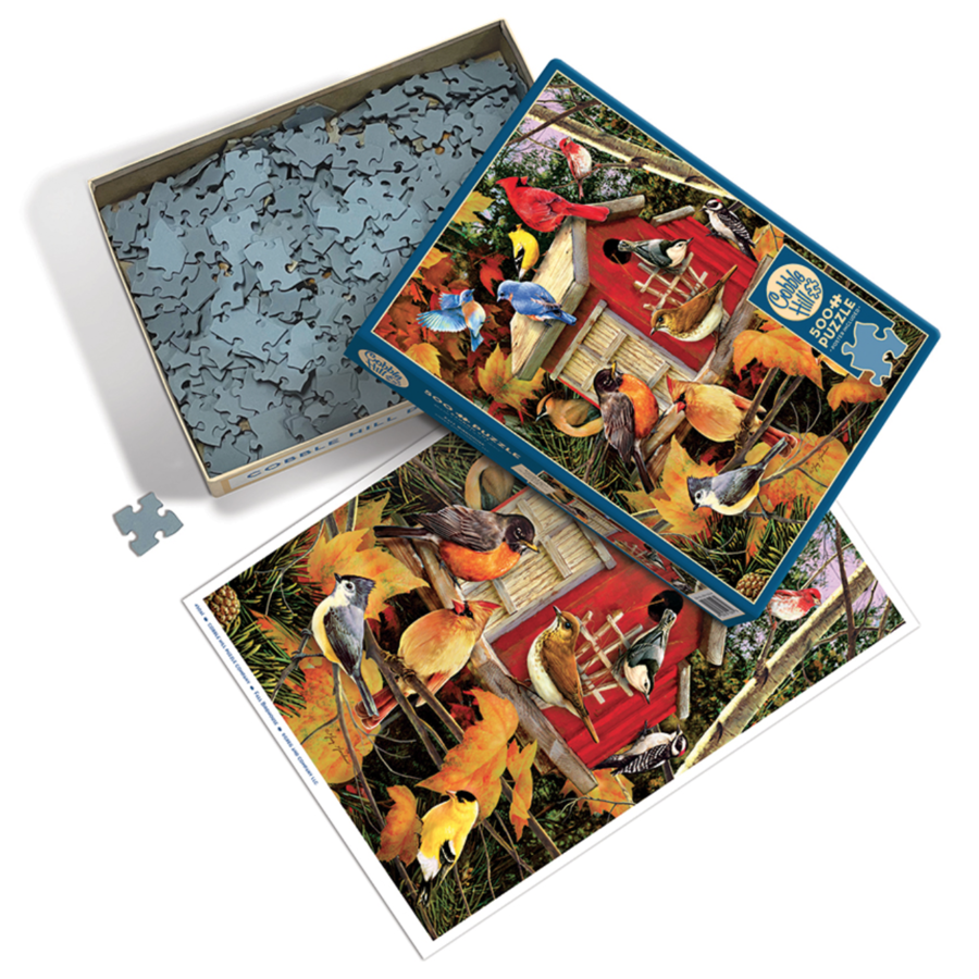 Maison d'oiseau d'automne - puzzle de 500 pièces XL-4