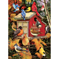 thumb-Maison d'oiseau d'automne - puzzle de 500 pièces XL-5