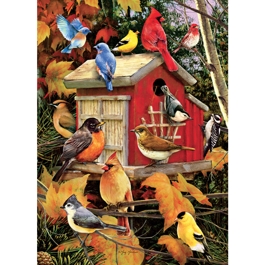 Maison d'oiseau d'automne - puzzle de 500 pièces XL-5