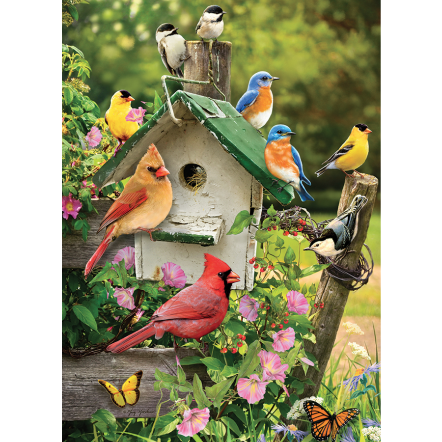 Summer Birdhouse - puzzle of 500 XL pieces-4