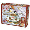 Cobble Hill Chickadee Tea  - puzzel van 275 XXL stukjes