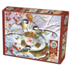 Cobble Hill Chickadee Tea  - puzzle de 275 pièces XXL