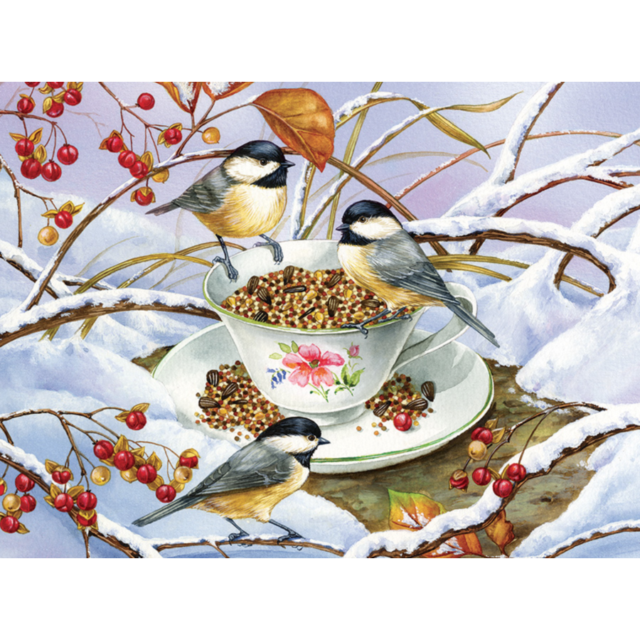 Chickadee Tea  - puzzel van 275 XXL stukjes-2