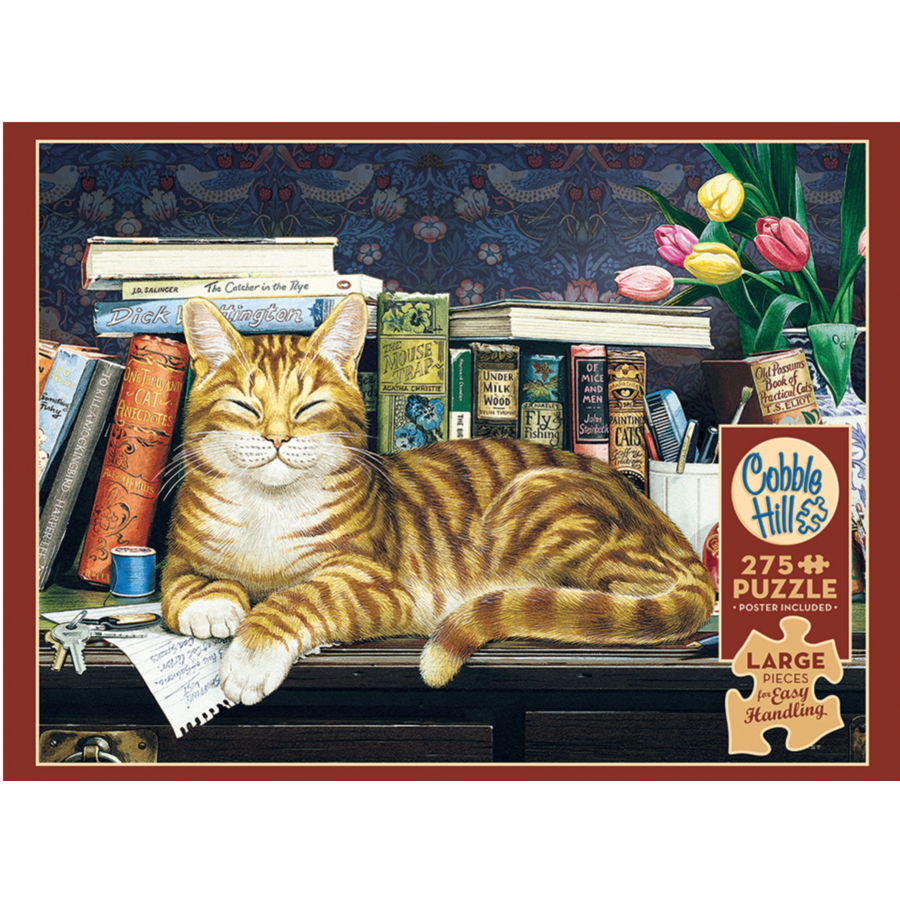 Chat endormi  - puzzle de 275 pièces XXL-3