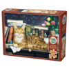 Cobble Hill Sleeping cat - puzzle of 275 XXL pieces