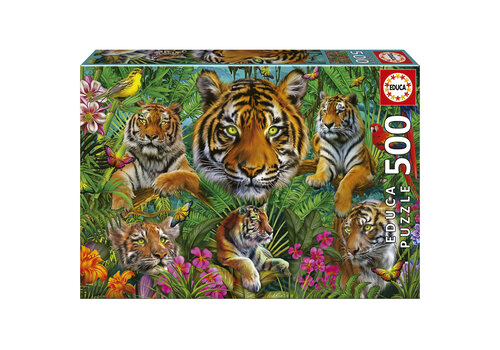  Educa Tiger jungle - 500 pieces 