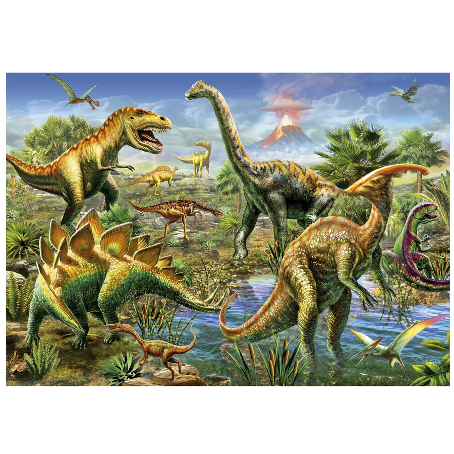 Jurassic hof - legpuzzel van 500 stukjes-2