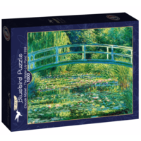 thumb-Claude Monet - Brug over waterlelies  - 1000 stukjes-2